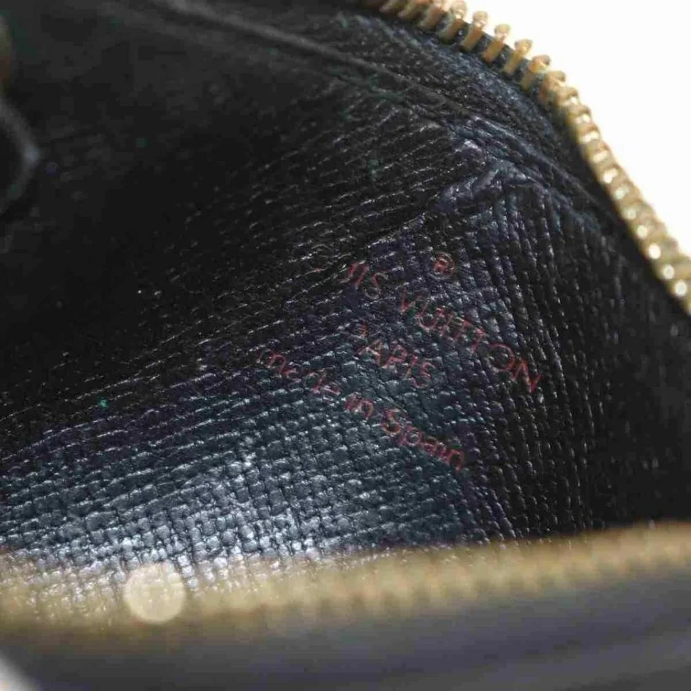 Louis Vuitton Black Epi Leather Noir Pochette Cles